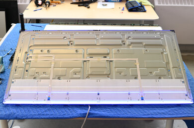 Samsung Q7F Rear Chassis With LEDs On